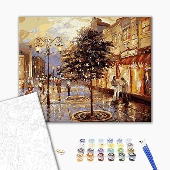 Картина по номерам Пейзажі - Бульвар