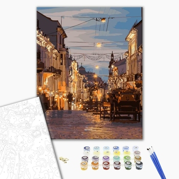 Картина по номерам Города - Вечірні Чернівці