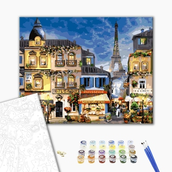 Картина по номерам Города - Сяючий Париж