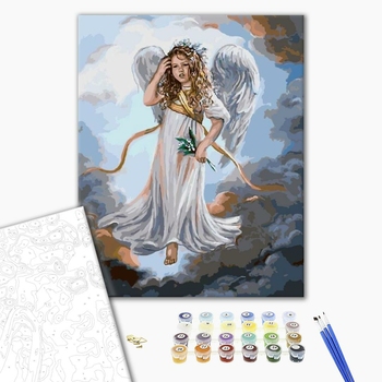 Картина по номерам Діти та ангели - Милий ангел