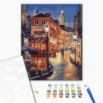 Картина по номерам Пейзажі - Ночная прогулка