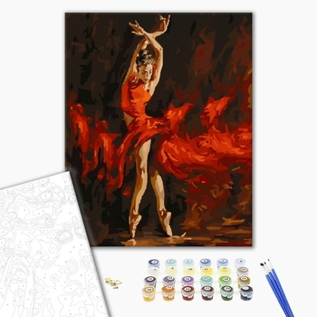 Картина по номерам Люди на картинах - У танці