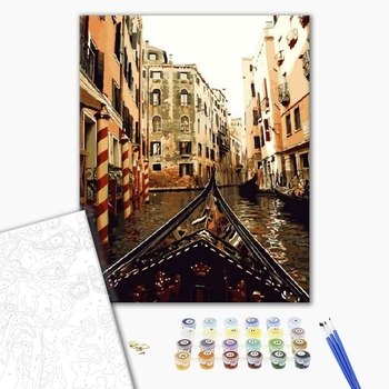 Картина по номерам Города - По каналах Венеції