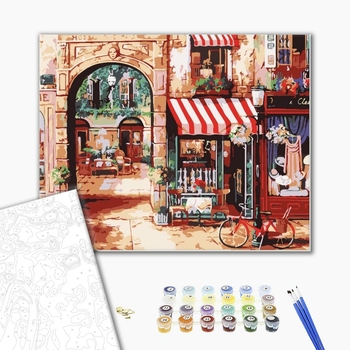 Картина по номерам Пейзажі - Парижская улочка