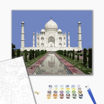 Картина по номерам Города - Розкішний Тадж-Махал