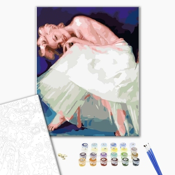 Картина по номерам Люди на картинах - Монро