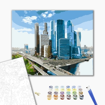 Картина по номерам Города - Хмарочоси