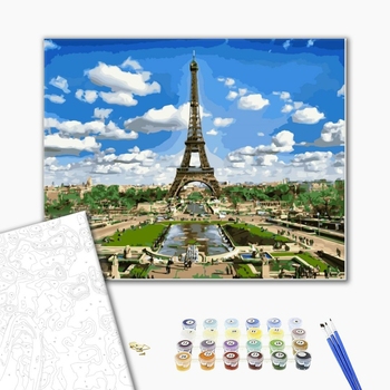 Картина по номерам Города - Ейфелева вежа