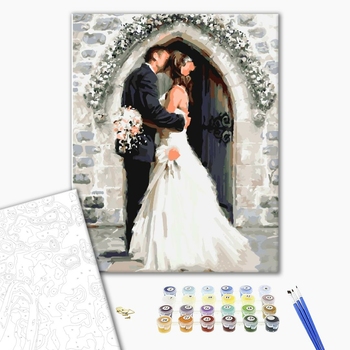 Картина по номерам Люди на картинах - Свадьба
