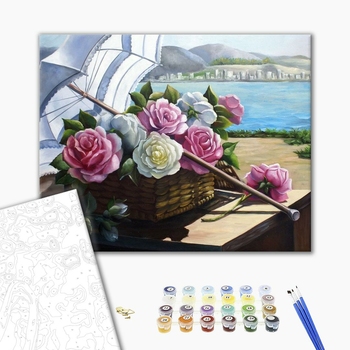 Картина по номерам Квіти - Летняя жара