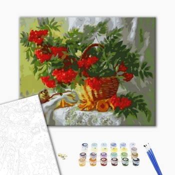 Картина по номерам Квіти - Калина