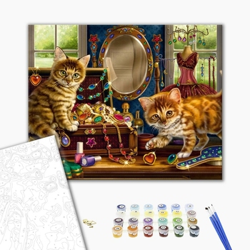 Картина по номерам Тварини, птахи та риби - Котята