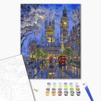 Картина по номерам Города - Вечірній Лондон