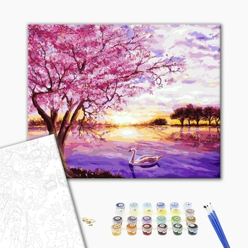 Картина по номерам Пейзажі - Сакура