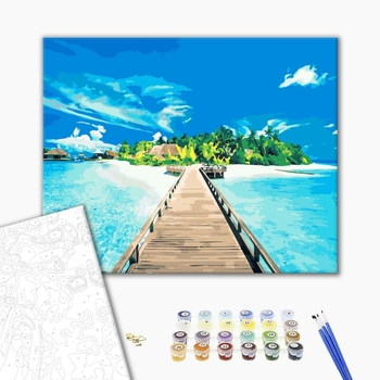 Картина по номерам Кораблі, автомобілі та літаки - Балі