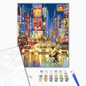 Картина по номерам Города - Вогні великого міста