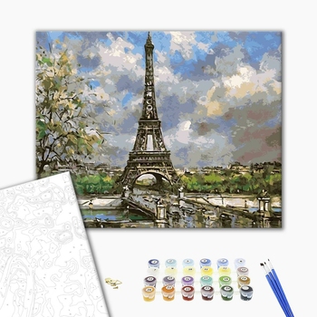 Картина по номерам Города - Ейфелева вежа