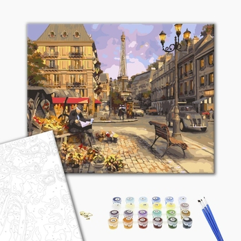 Картина по номерам Города - Мальовнича вуличка