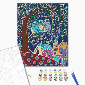 Картина по номерам Тварини, птахи та риби - Птицы