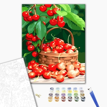 Картина по номерам Натюрморти - Черешні