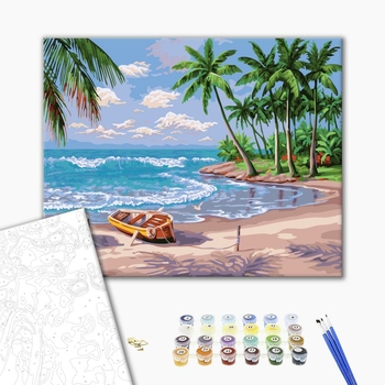 Картина по номерам Природа - Узбережжя океану