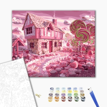 Картина по номерам Пейзажі - Країна цукерок