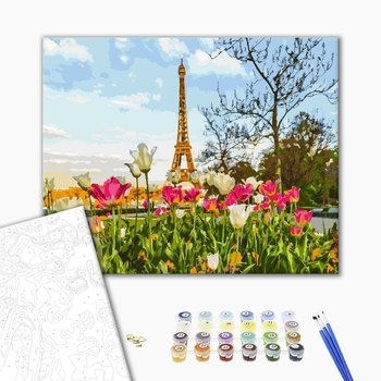 Картина по номерам Города - Весна в Парижі