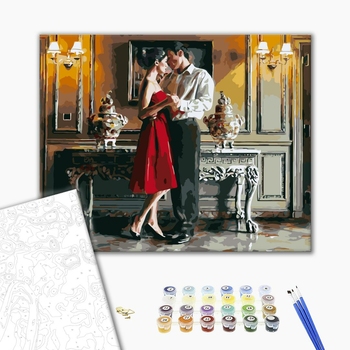 Картина по номерам Романтика - Закохані