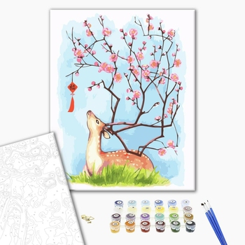 Картина по номерам Тварини, птахи та риби - Олень