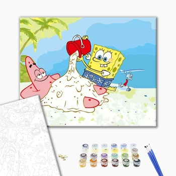 Картина по номерам Мультфільми, комікси, аніме - Спанч Боб