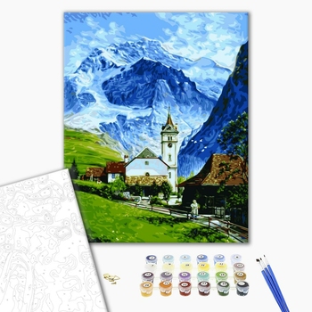 Картина по номерам Пейзажі - Гриндельвальд