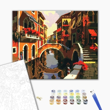 Картина по номерам Города - Місто на воді