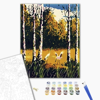 Картина по номерам Пейзажі - Березы