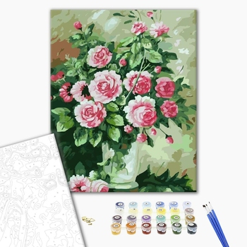 Картина по номерам Квіти - Розочки