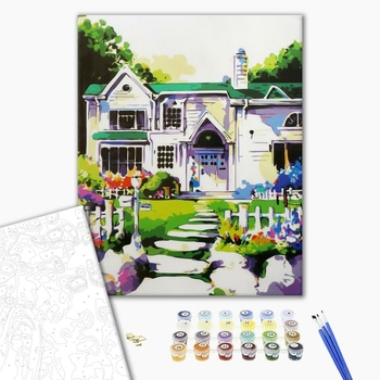 Картина по номерам Пейзажі - Белый дом