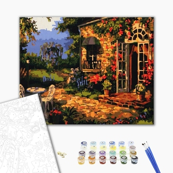 Картина по номерам Пейзажі - Уютный домик