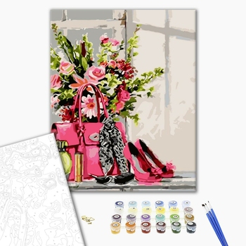 Картина по номерам Квіти - Стильная штучка