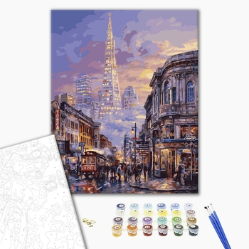 Картина по номерам Пейзажі - Вечерний Нью-Йорк