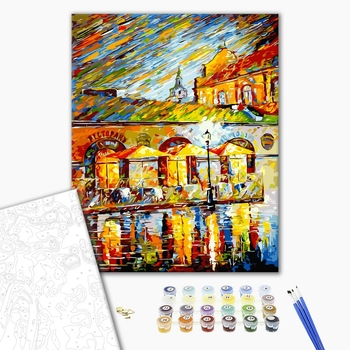 Картина по номерам Пейзажі - Минск, у ратуши