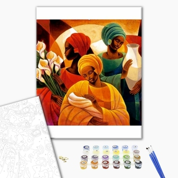 Картина по номерам Люди на картинах - Подарки жизни