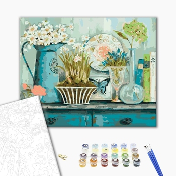 Картина по номерам Пейзажі - Утро на даче