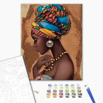 Картина по номерам Люди на картинах - Жемчужина Африки