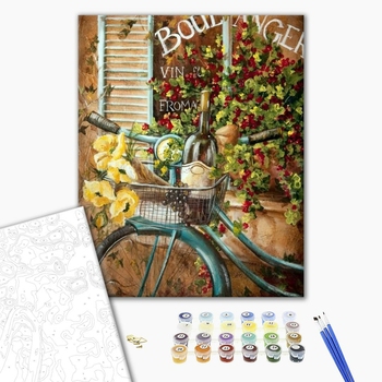 Картина по номерам Квіти - За покупками