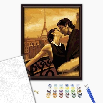 Картина по номерам Люди на картинах - Мечтами в Париже