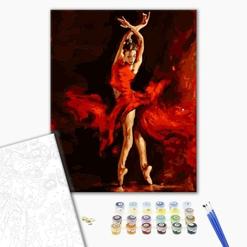 Картина по номерам Люди на картинах - У танці