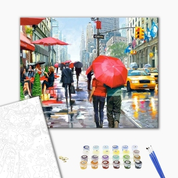 Картина по номерам Города - Нью-Йорк