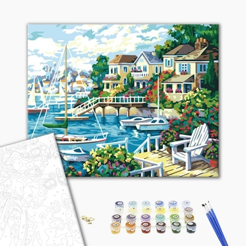 Картина по номерам Природа - Солнечный причал