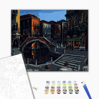 Картина по номерам Пейзажі - Улочка города