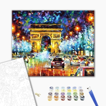 Картина по номерам Города - Ночні вогні