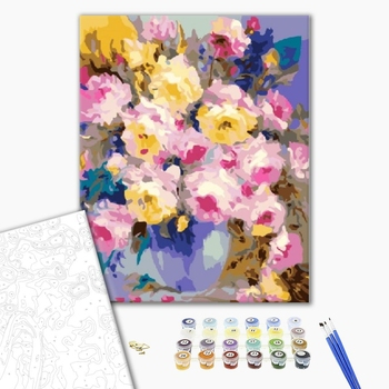 Картина по номерам Квіти - Нежное чудо